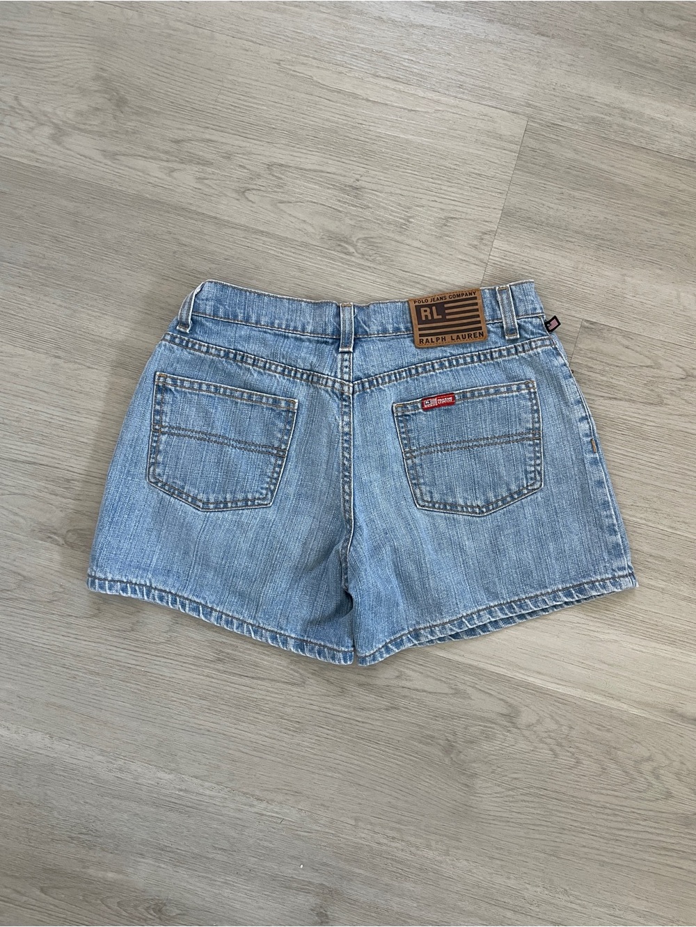 Ralph Lauren Light Blue Denim Women’s Shorts Size 4 y2k